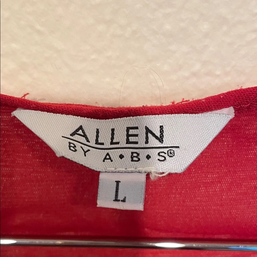 Deep Red V-Neck Allen BY ABS Top